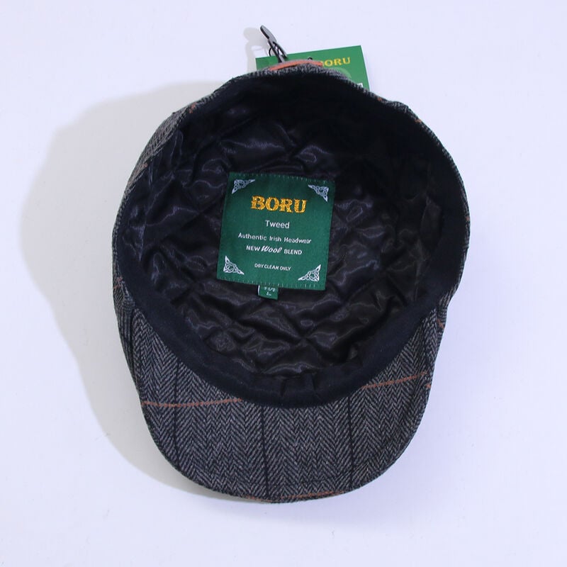 Tweed Hat Traditional Grey Check